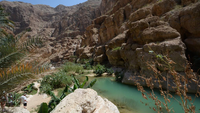 Wadi Shab Walk - Crossing Oman