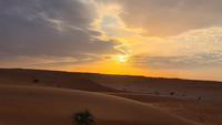 Desert Sunset - Crossing Oman