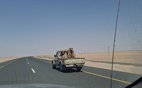 On the road - Crossing Oman