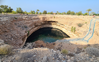 Bimmah Sinkhole - Crossing Oman